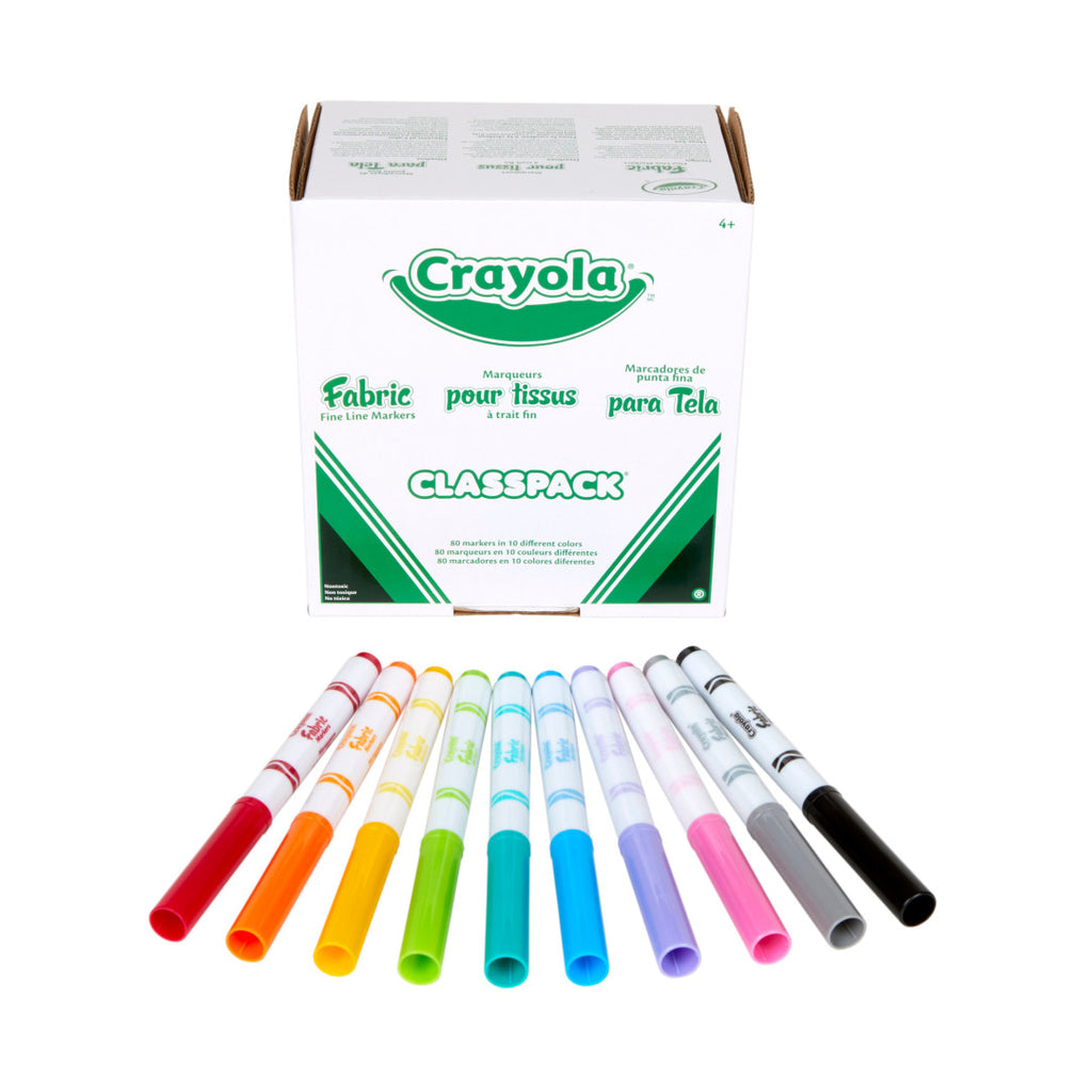 80 Fabric Marker Fine Line Classpack