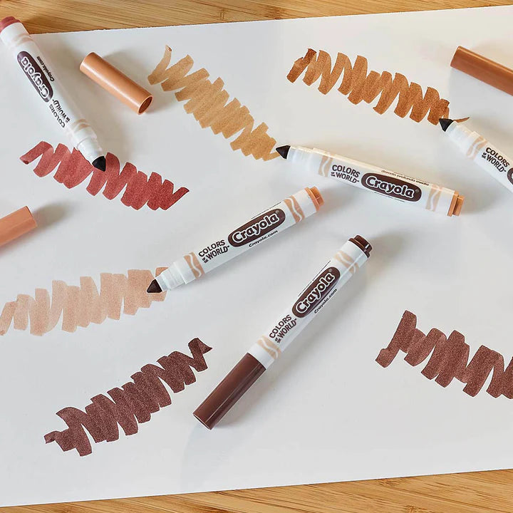 240 Colours of World Broad Line Washable Markers Classpack