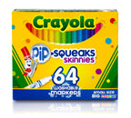 64 Pip–Squeaks Skinnies Fine Line Washable Markers