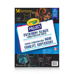 50 Project Premium Construction Paper – Black