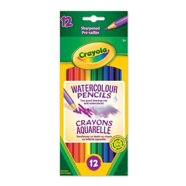 12 Watercolour Pencils