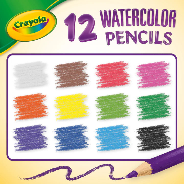 12 Watercolour Pencils