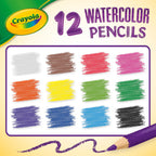 12 Watercolour Pencils