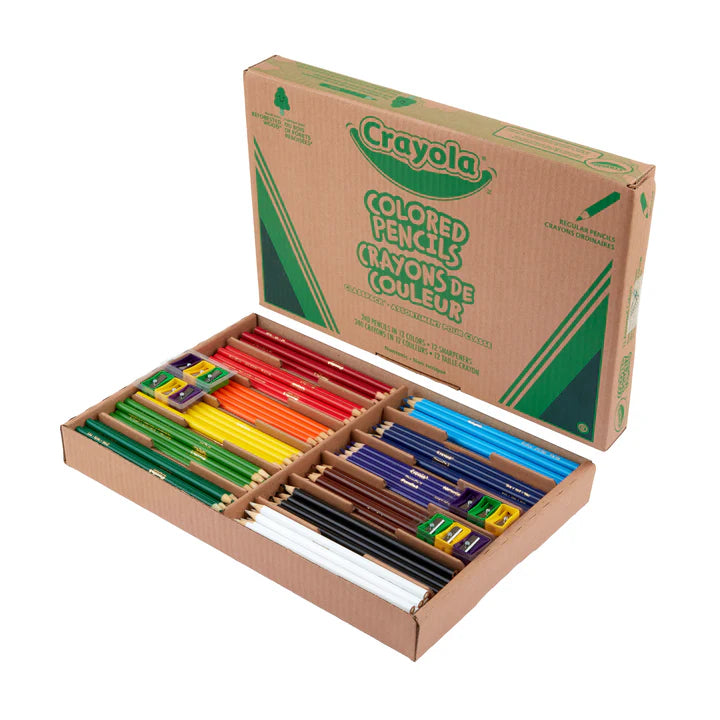 240 Coloured Pencil Classpack– 12 colours