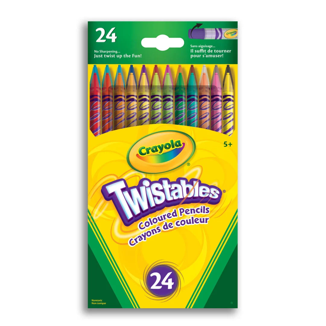 24 Twistables Coloured Pencils