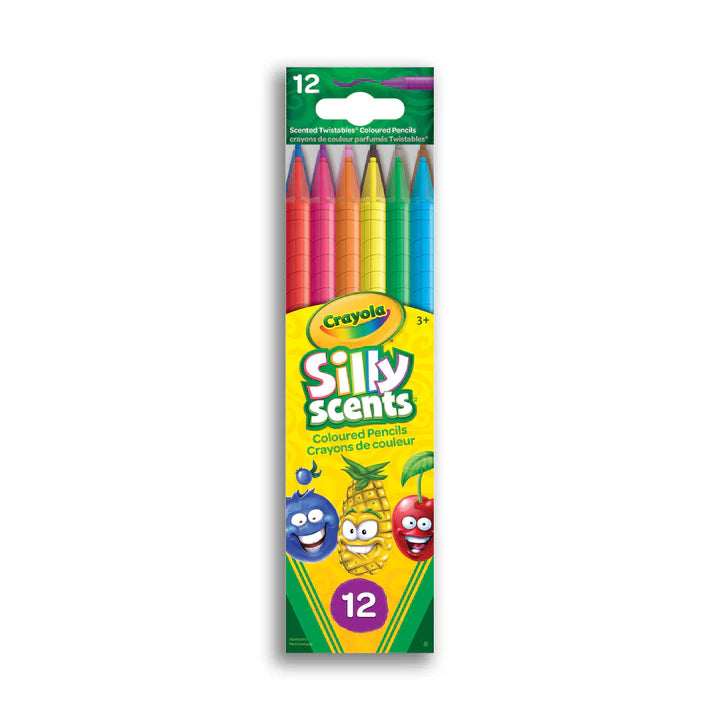 12 Twistables Silly Scents Coloured Pencils