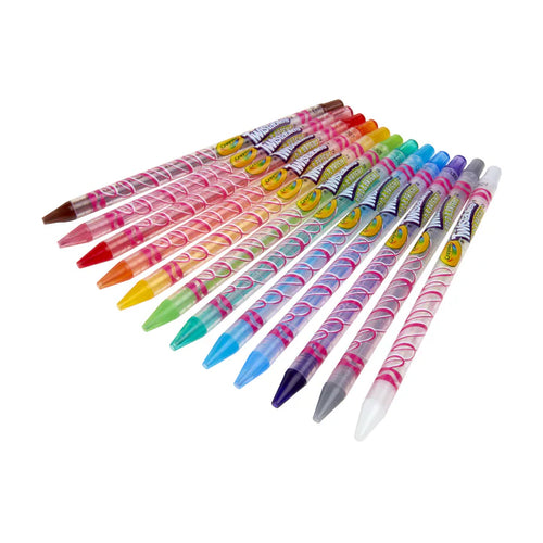 12 Bold & Bright Twistables Pencils