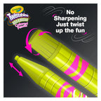12 Bold & Bright Twistables Pencils
