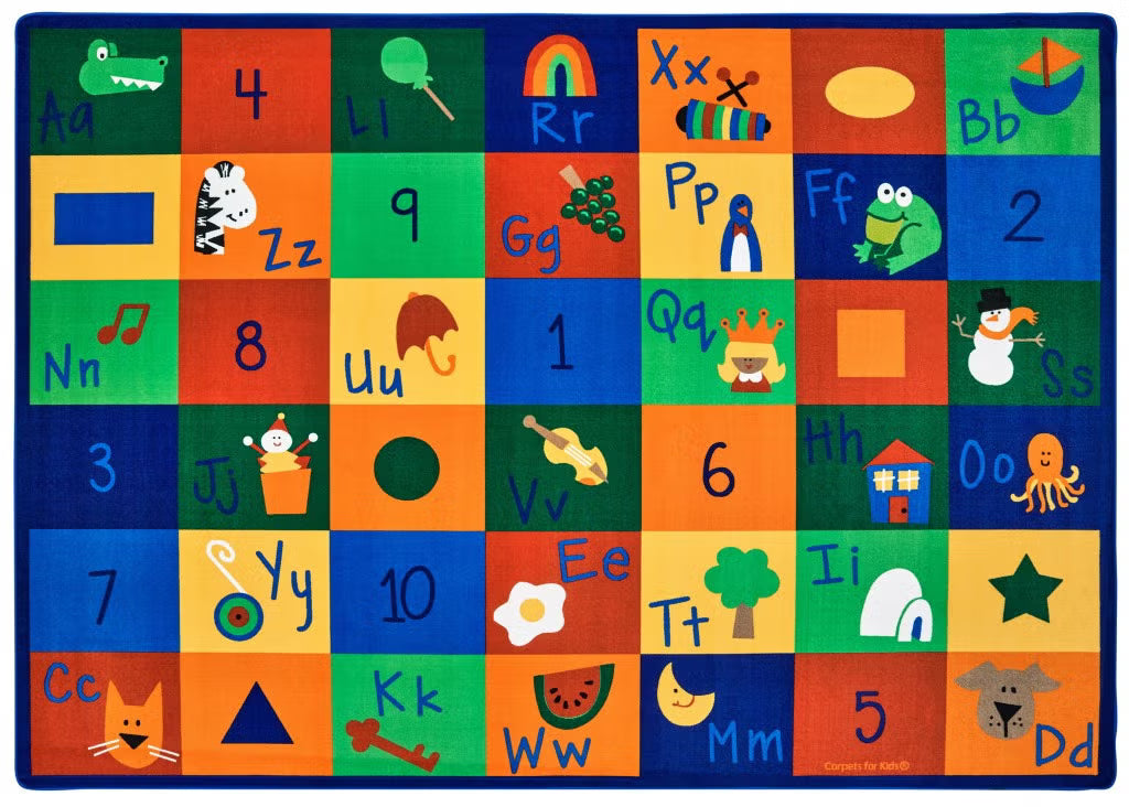 Learning Blocks, 4'5" x 5'10"