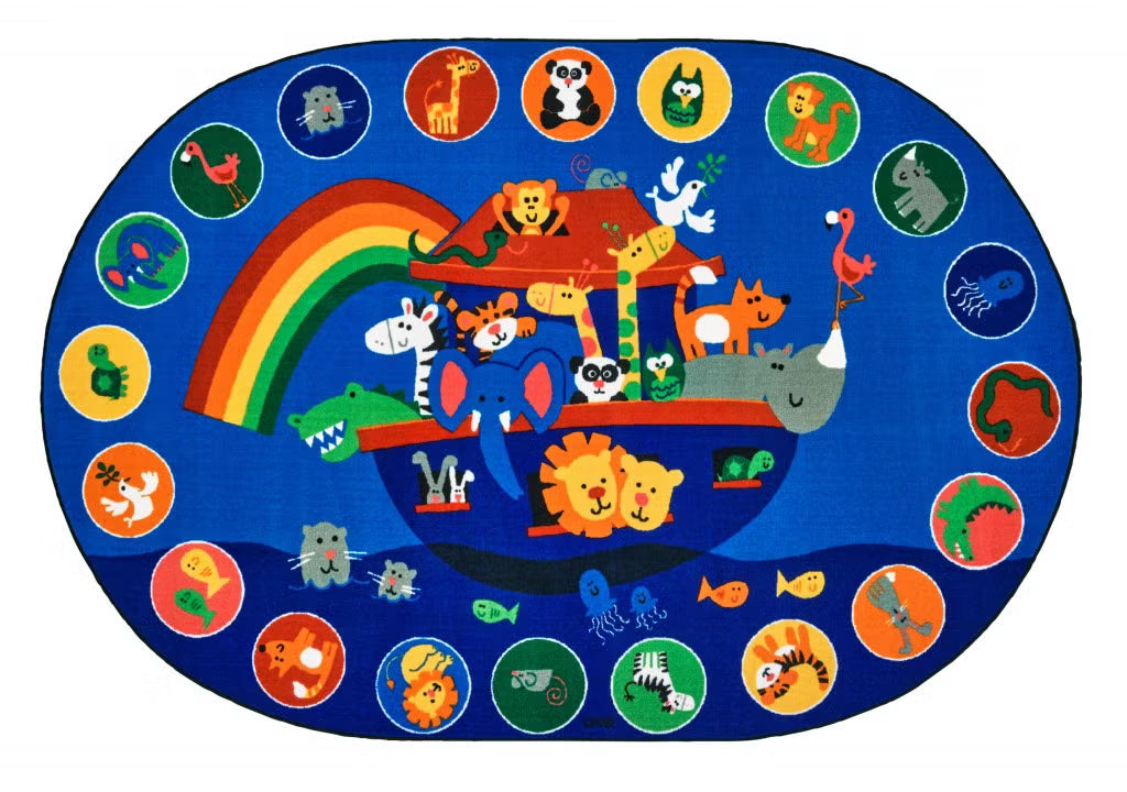Noah's Voyage Circletime, 6' x 9'