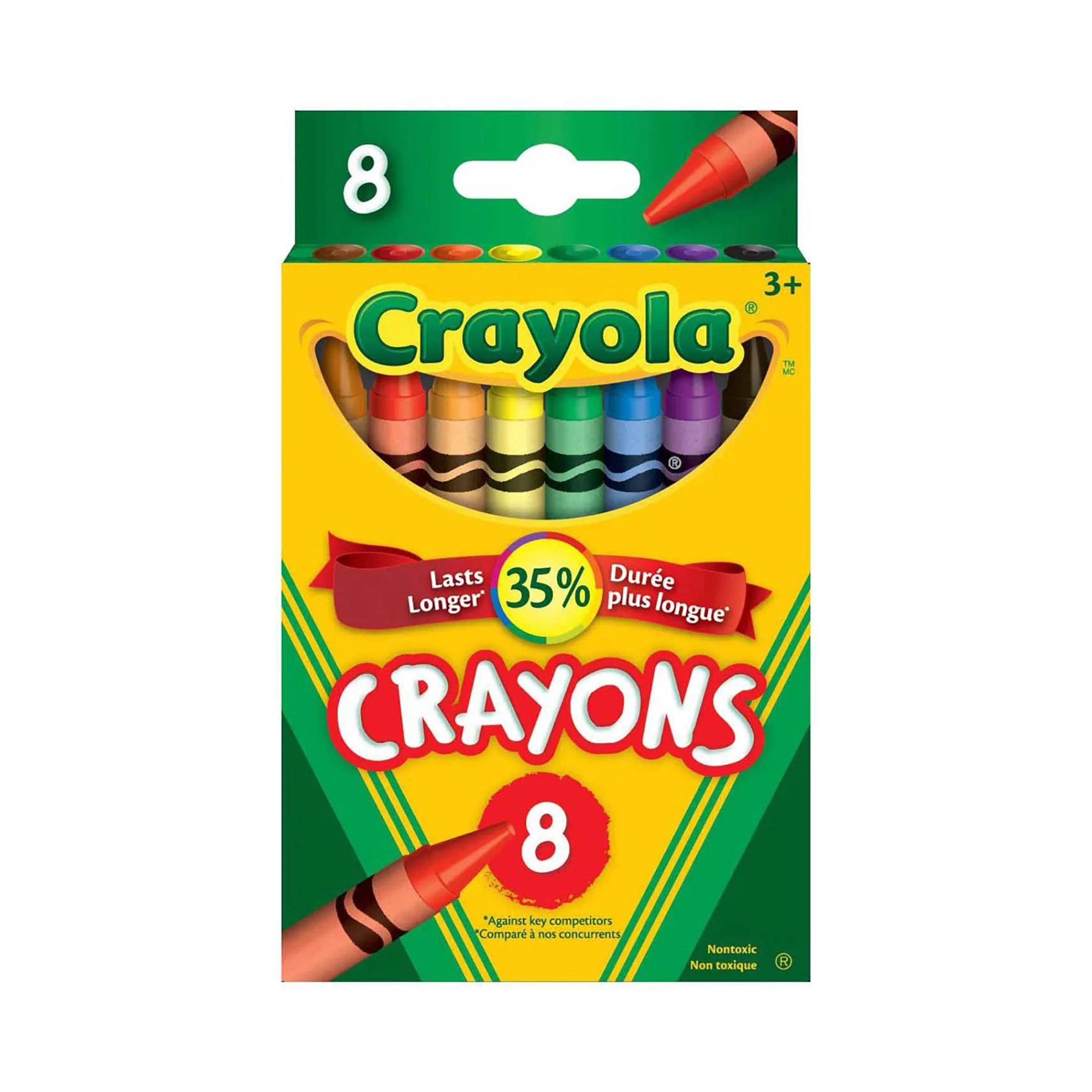 8 Crayons
