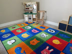 KS Animal Patchwork, Primary 8' x 12'