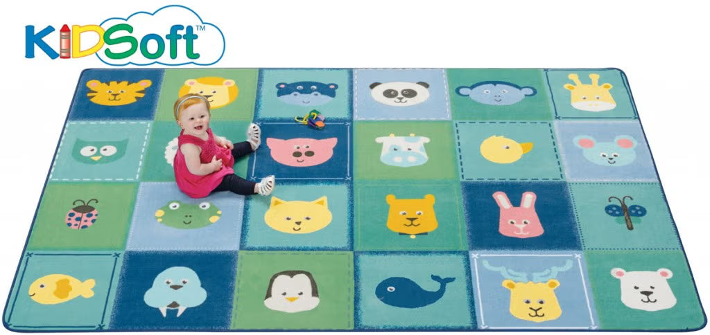 KS Animal Patchwork Soft, 4' x 6'