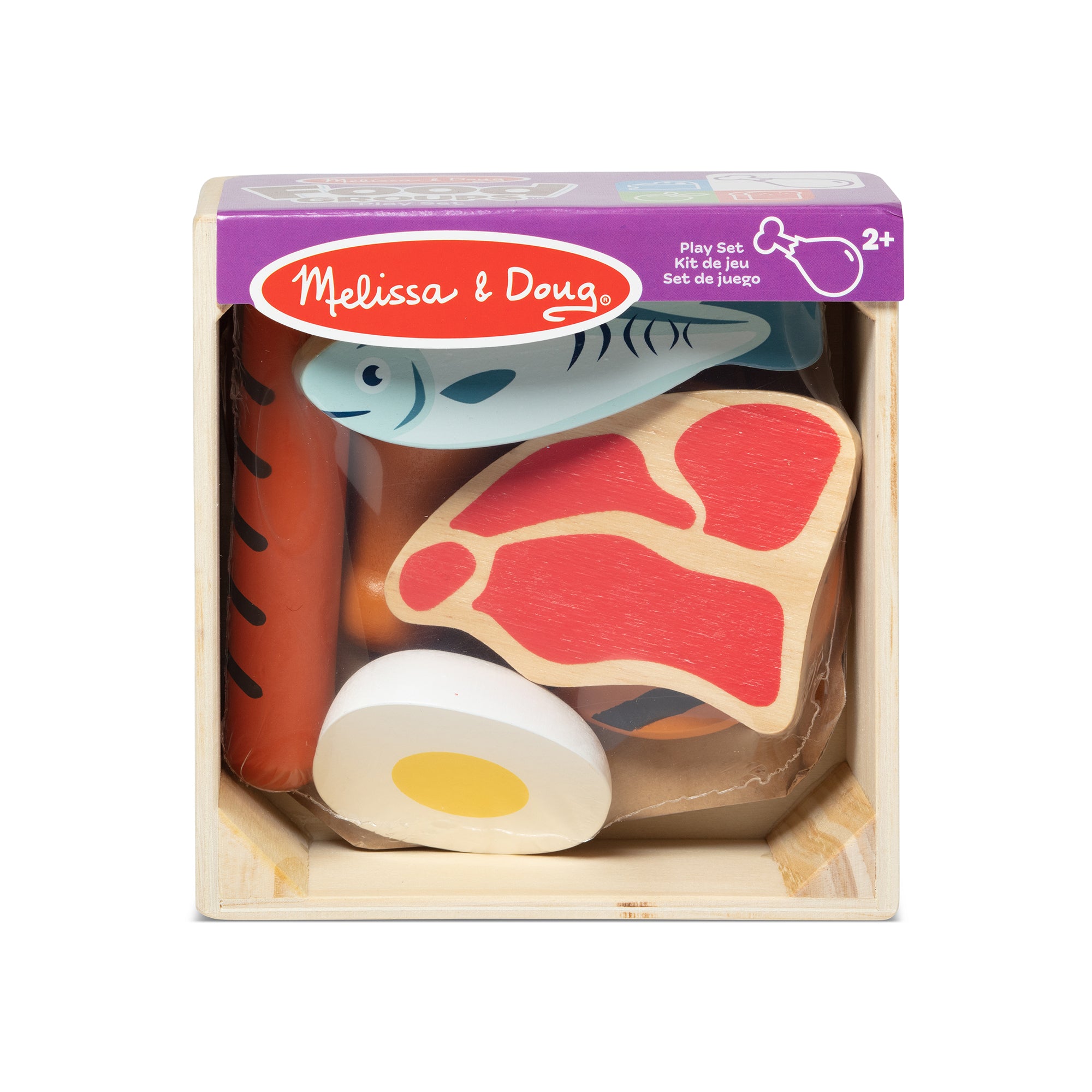 Wooden Food Groups Play Set – Protein