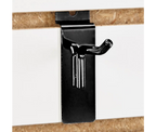 Peg Hooks for Slatwall - 2", Black