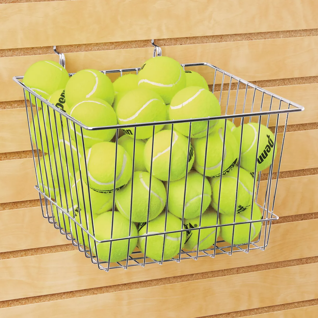 Slat wall-Wire Basket (PK of 6) 12x12x8"