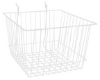 Slat wall-Wire Basket (PK of 6) 12x12x8"