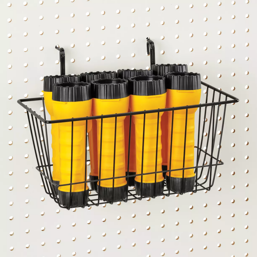 Slat wall-Wire Basket (PK of 6) 12x6x6"