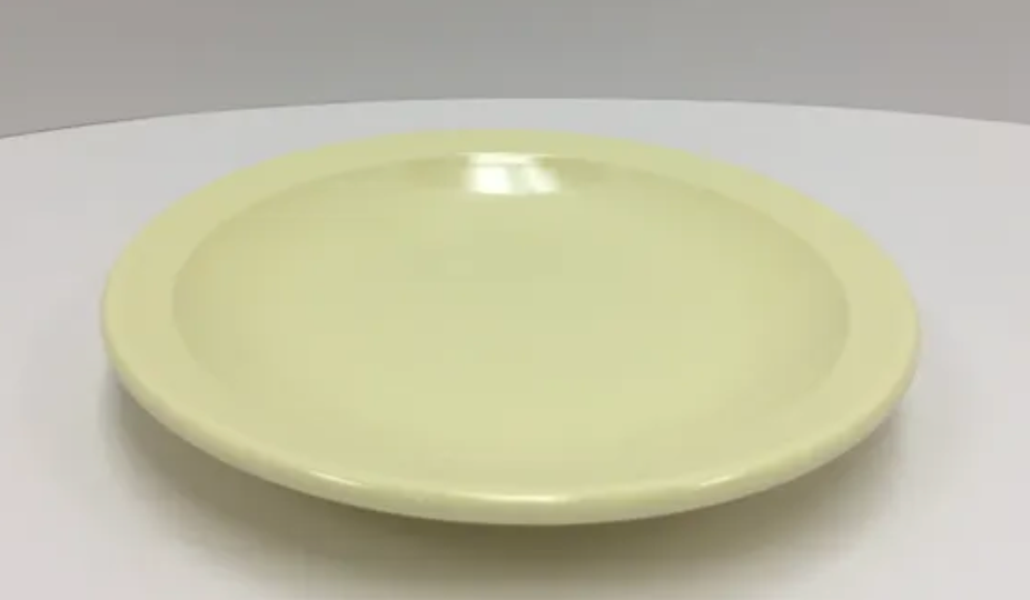 Plates, 7in Yellow Melamine Dessert 12/PK