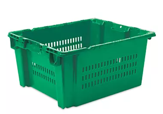 Ventilated Stack and Nest Container - 24 x 20 x 11"