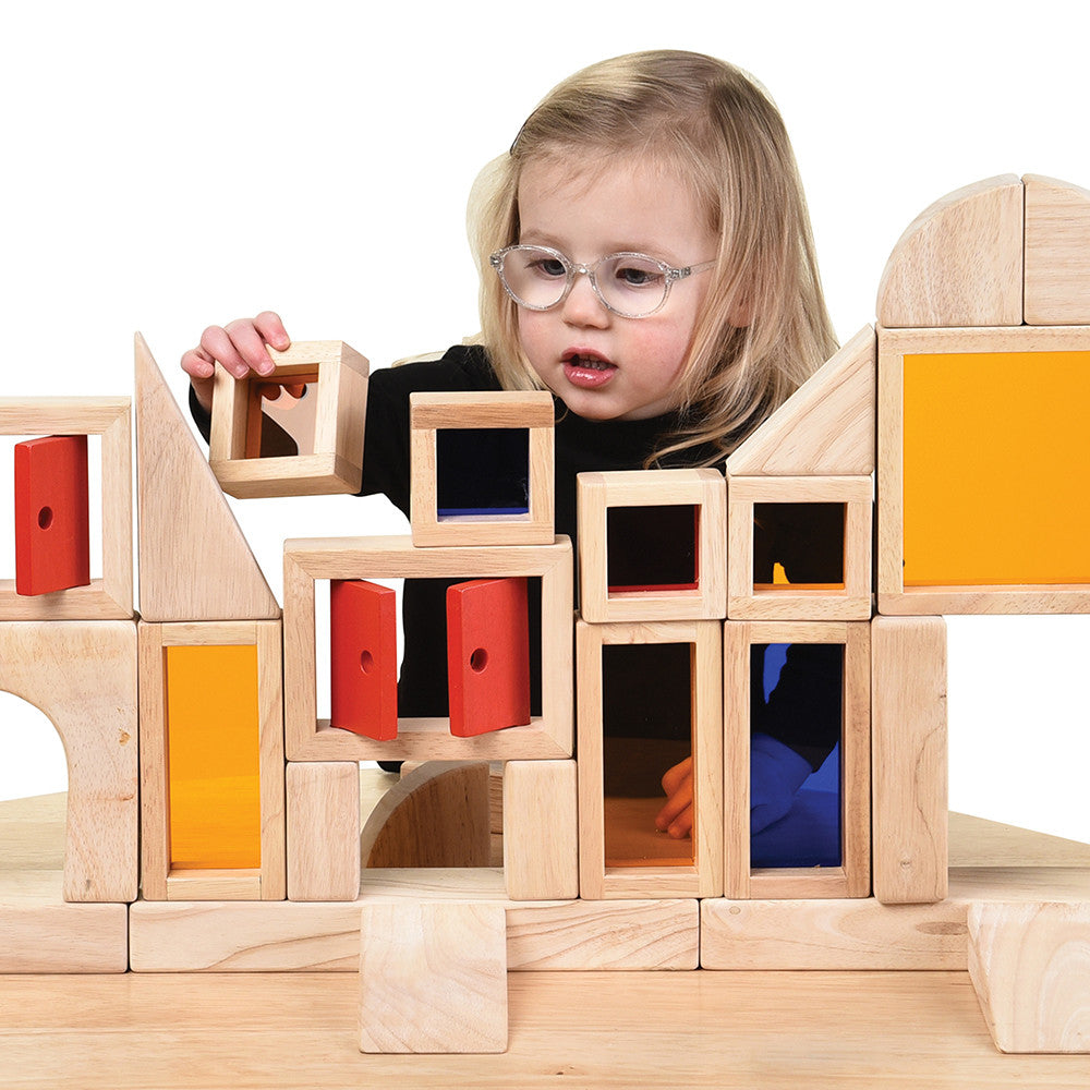 Coloured See Through Blocks